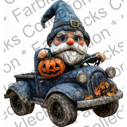 Motivtransfer 4989 Gnom Halloween Car