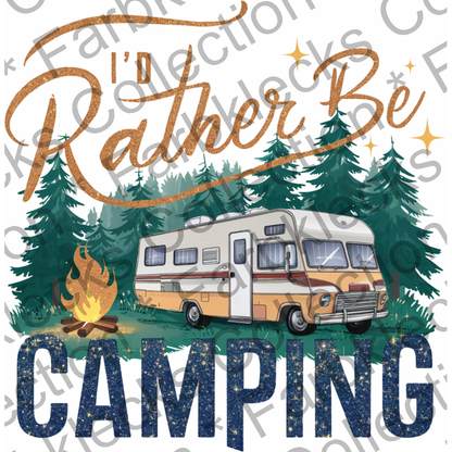 Motivtransfer 5115 Id Rather be camping