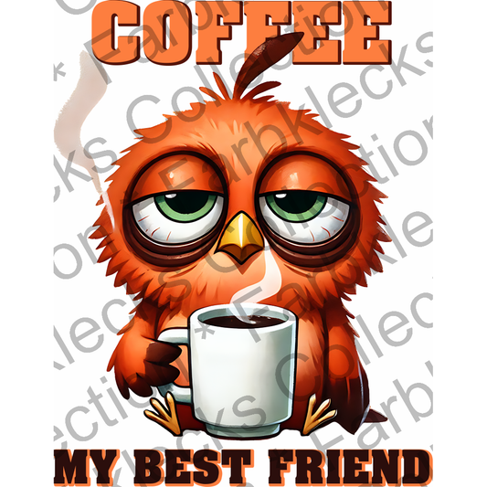 Motivtransfer 5468 Coffee my best friend