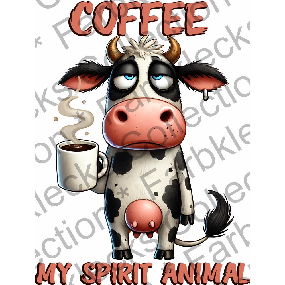 Motivtransfer 5472 Coffee my spirit animal