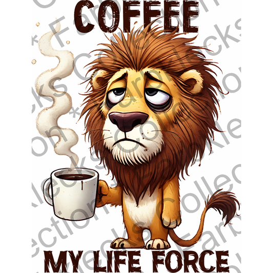 Motivtransfer 5475 Coffee my life force