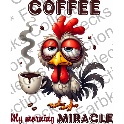 Motivtransfer 5481 Coffee my morning miracle