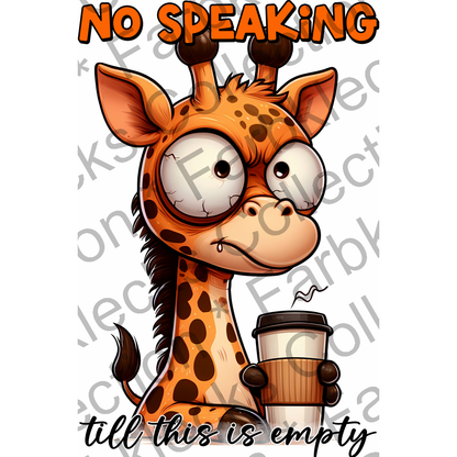 Motivtransfer 5516 Lustige Giraffe No Speaking