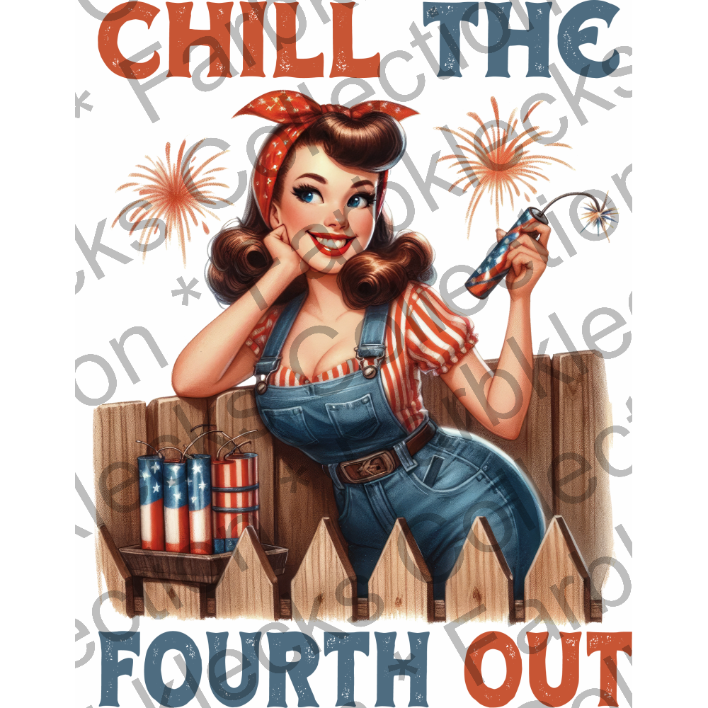 Motivtransfer 5554 Pinup Chill out the fourth