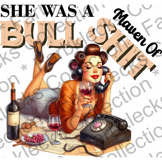 Motivtransfer 5565 Pinup She was a bull