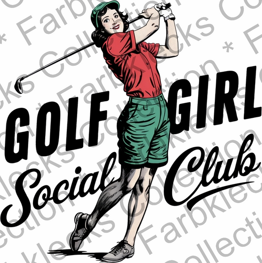 Motivtransfer 5571 Golf Girl Social Club