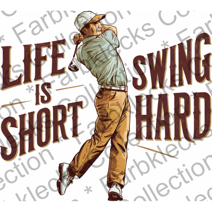 Motivtransfer 5572 Golf Life is short