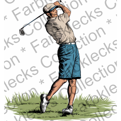 Motivtransfer 5573 Golfer