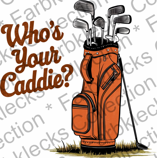 Motivtransfer 5577 Golf whos you caddie