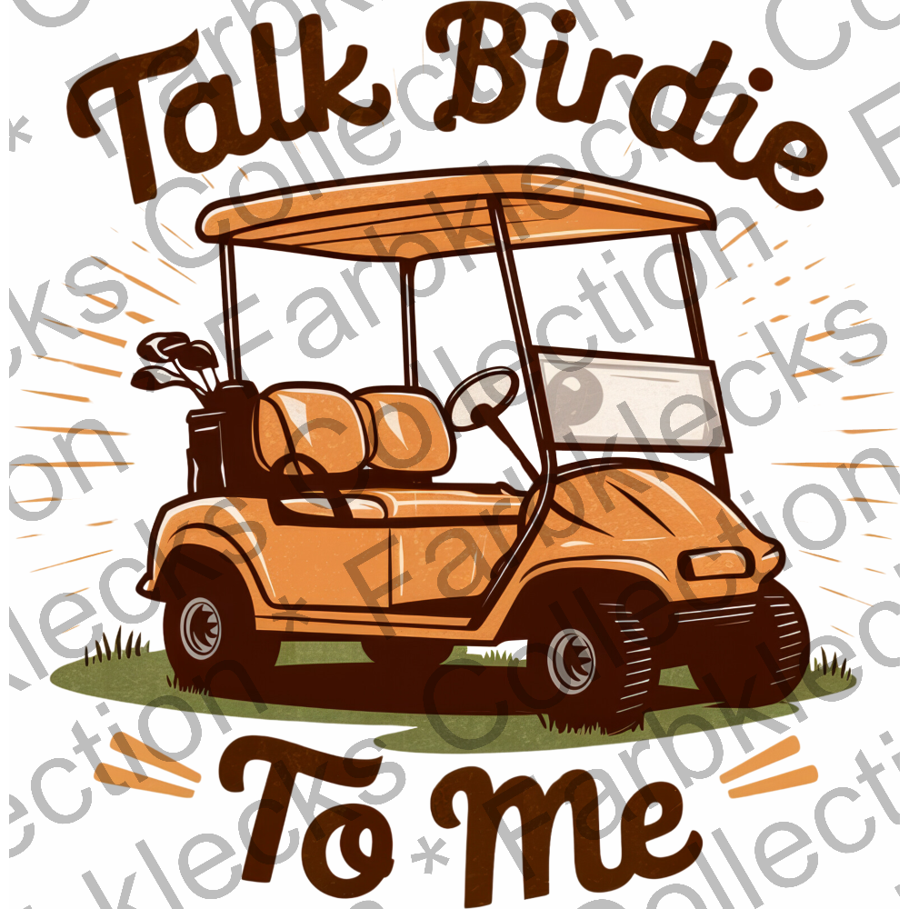 Motivtransfer 5584 Golf Talk Birdie