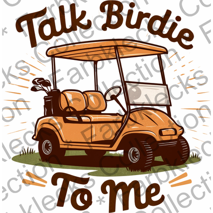 Motivtransfer 5584 Golf Talk Birdie