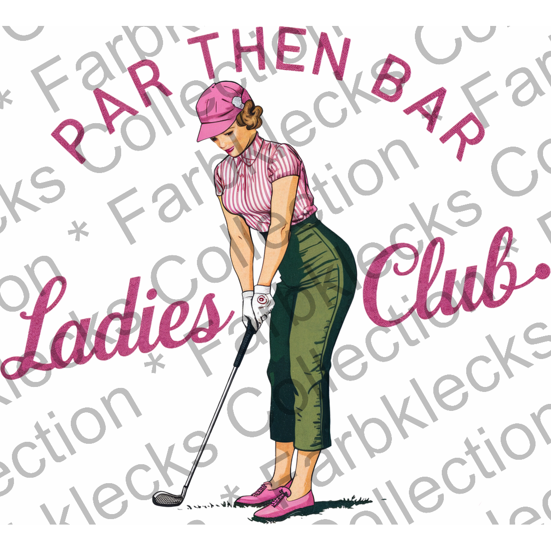 Motivtransfer 5586 Golf Ladies Club