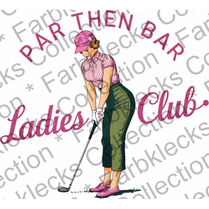 Motivtransfer 5586 Golf Ladies Club