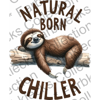 Motivtransfer 5592 Faultier Natuaral Born Chiller