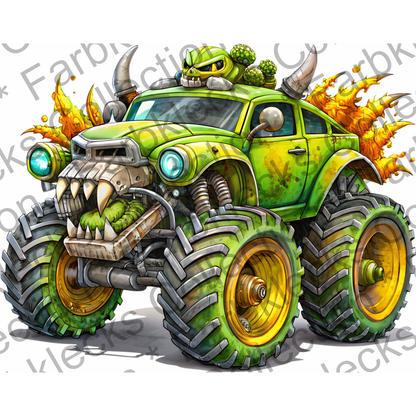 Motivtransfer 5725 Monster Truck grün