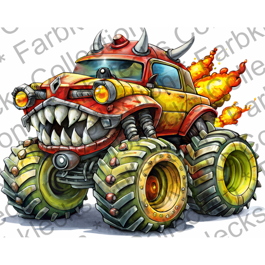 Motivtransfer 5726 Monster Truck rot