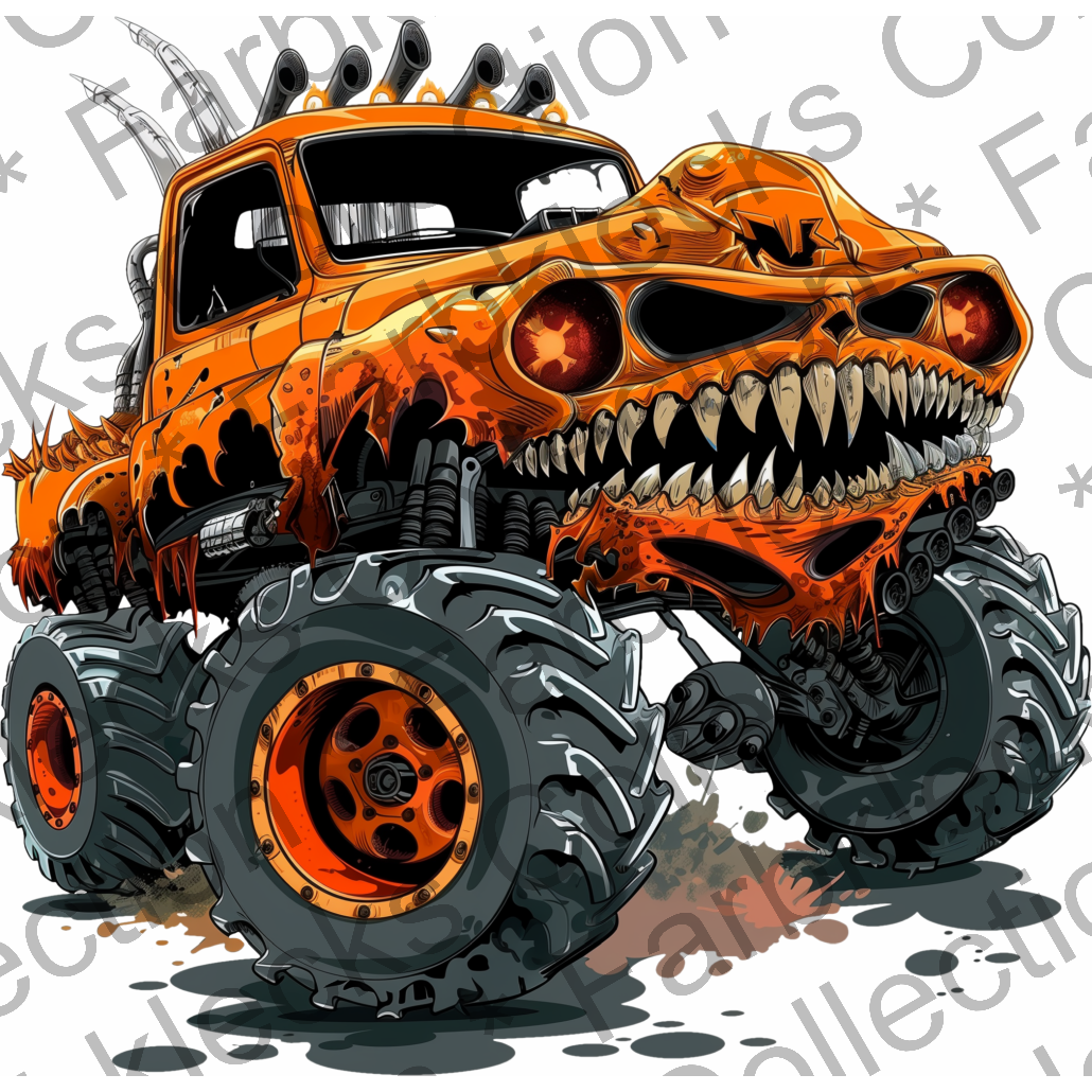 Motivtransfer 5728 Monster Truck orange