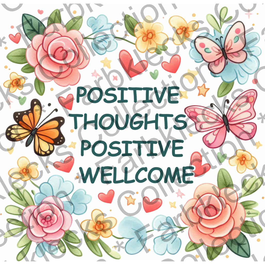 Motivtransfer 5784 Positive thoughts