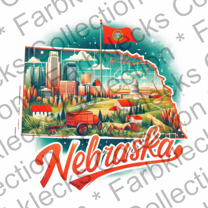 Motivtransfer 5897 Bundesstaat Nebraska