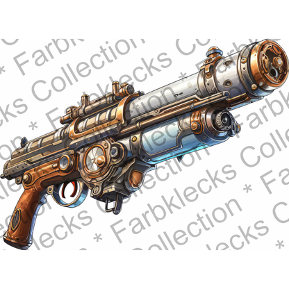 Motivtransfer 5983 Steampunk Waffe