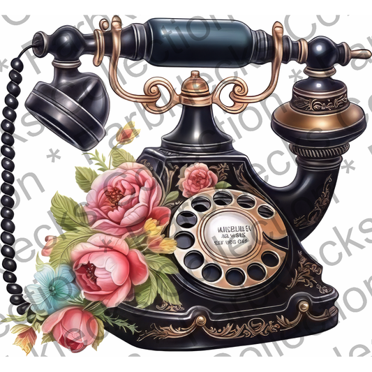 Motivtransfer 5988 Steampunk Telefon