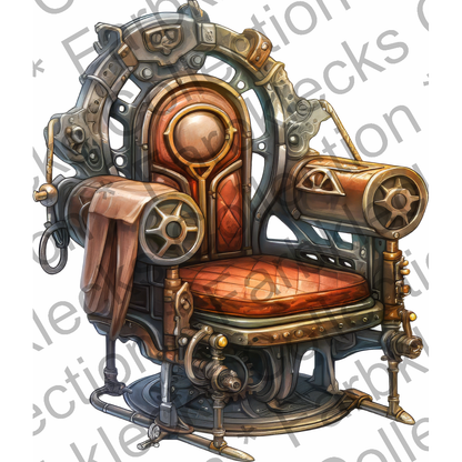 Motivtransfer 5990 Steampunk Stuhl