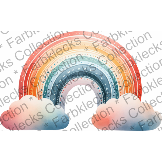 Motivtransfer 6058 Boho Regenbogen