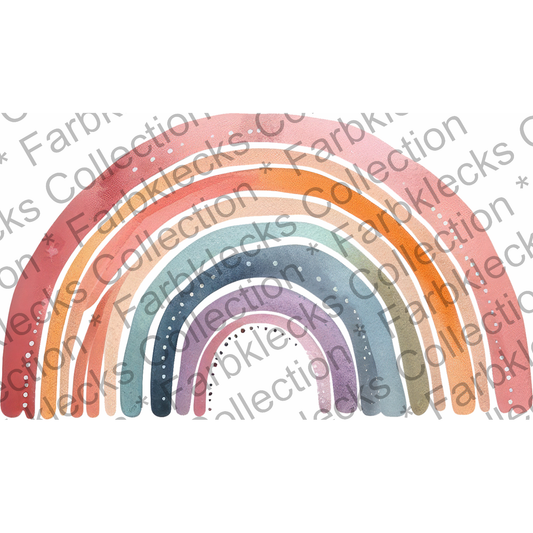 Motivtransfer 6076 Boho Regenbogen