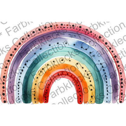 Motivtransfer 6080 Boho Regenbogen