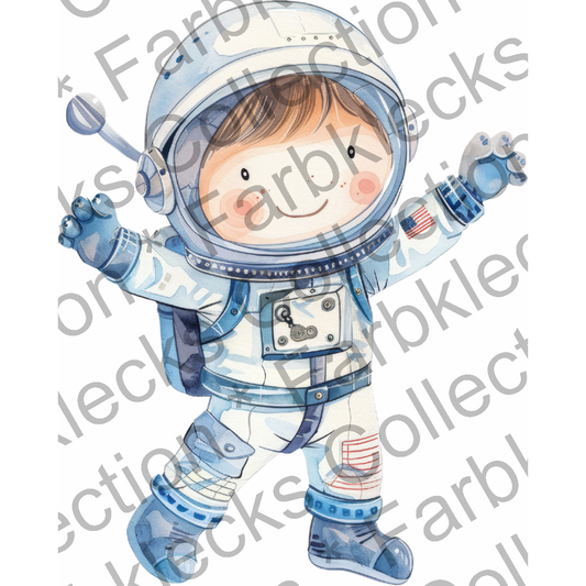 Motivtransfer 6091 Kleiner Astronaut mit Helm