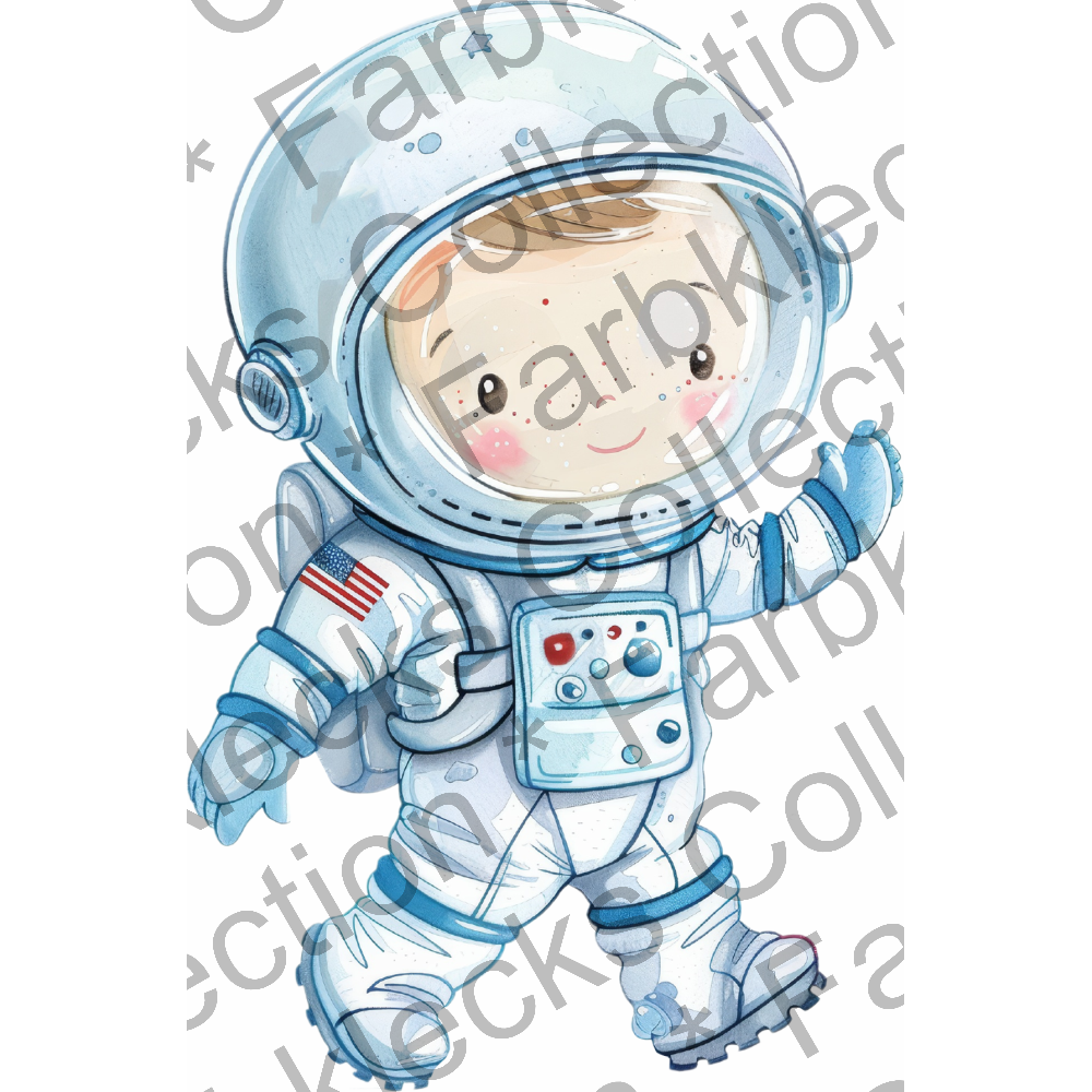 Motivtransfer 6092 Kleiner Astronaut