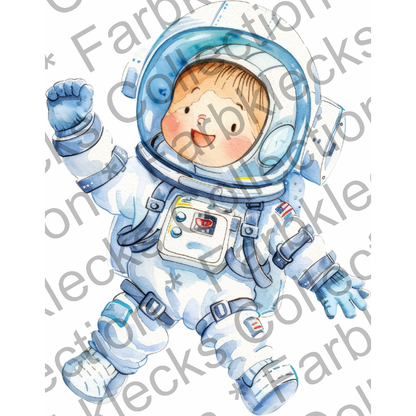 Motivtransfer 6093 Kleiner Astronaut