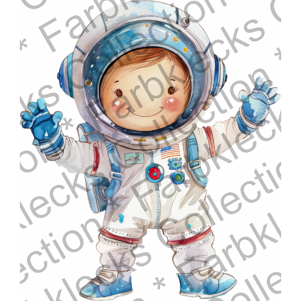 Motivtransfer 6097 Kleiner Astronaut