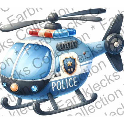 Motivtransfer 6249 Polizeihubschrauber