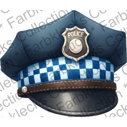 Motivtransfer 6251 Polizeimütze