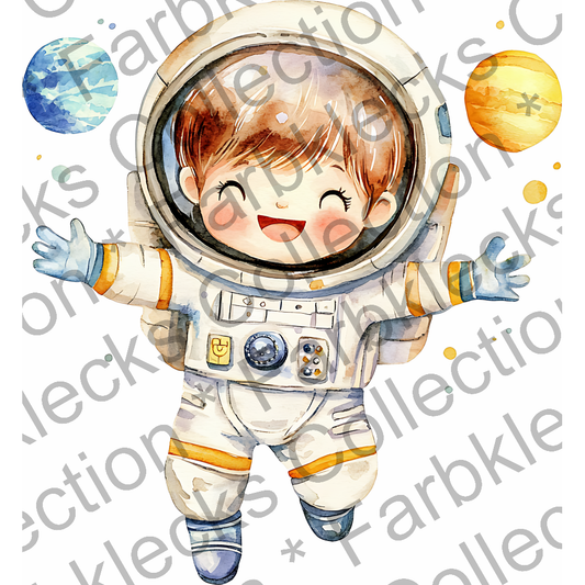 Motivtransfer 6522 Astronaut mit Planete