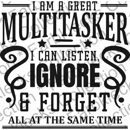 Motivtransfer 6617 I am a great multitasker