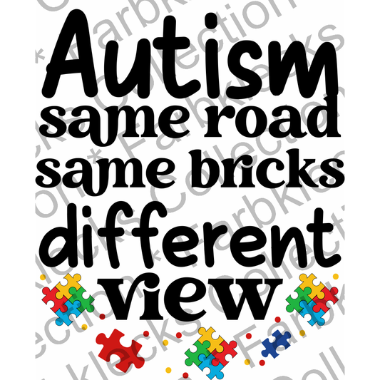 Motivtransfer 6832 Autism same road