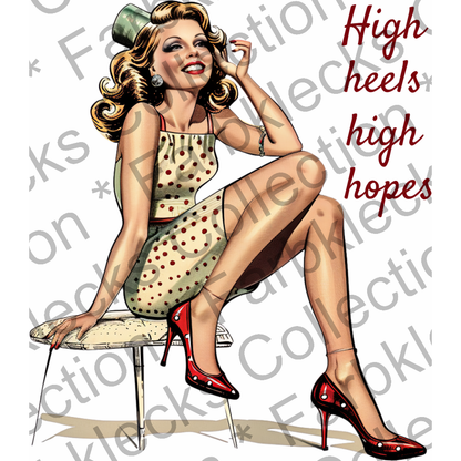 Motivtransfer 7402 High Heels high hopes