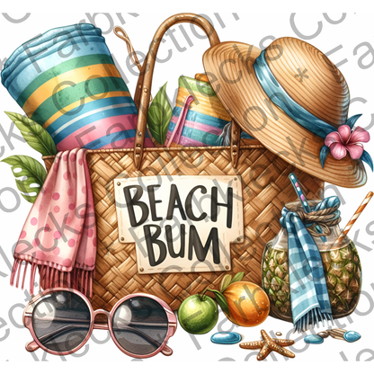 Motivtransfer 7482 Beach bum