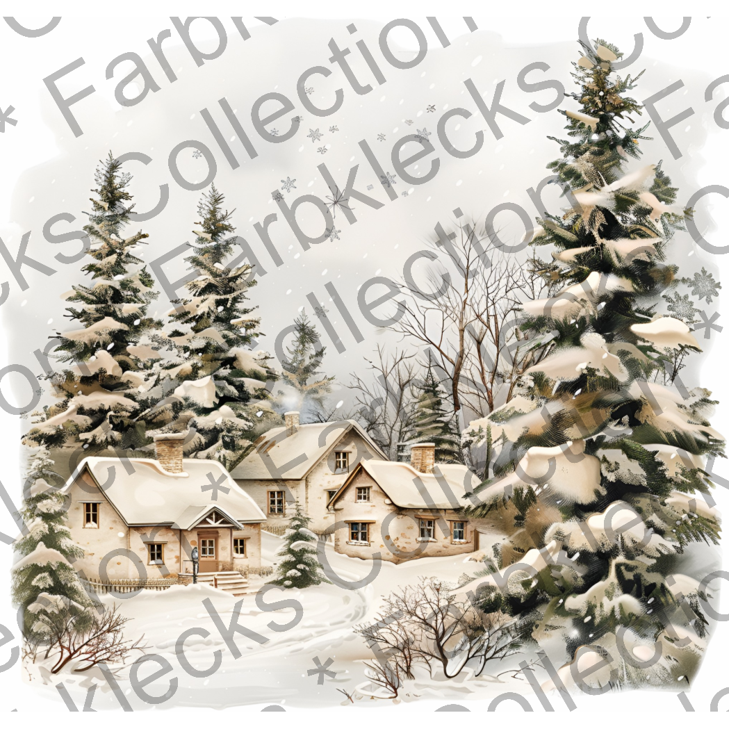 Motivtransfer 7718 Winterlandschaft