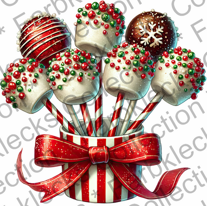 Motivtransfer 8467 Weihnachtliche Leckereien Cakepops