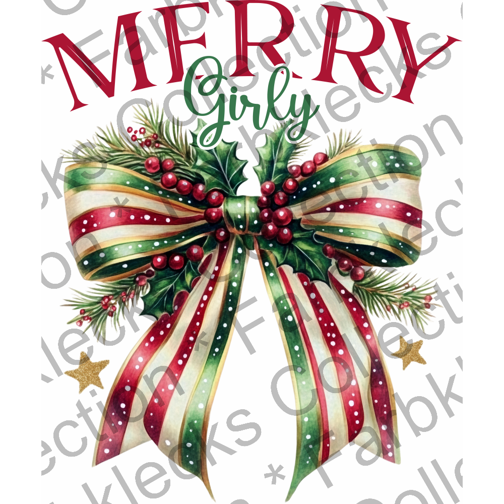 Motivtransfer 8748 Retro Merry Girly