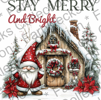 Motivtransfer 8753 Retro Stay Merry