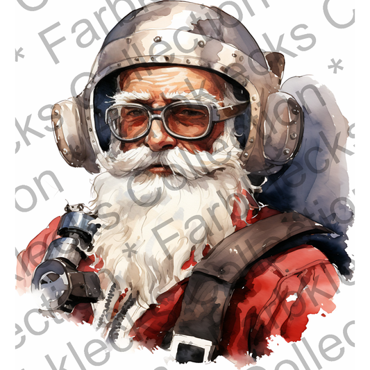 Motivtransfer 8779 Santa als Pilot