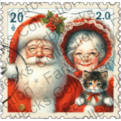 Motivtransfer 8815 Mr. And Mrs. Claus Briefmarke