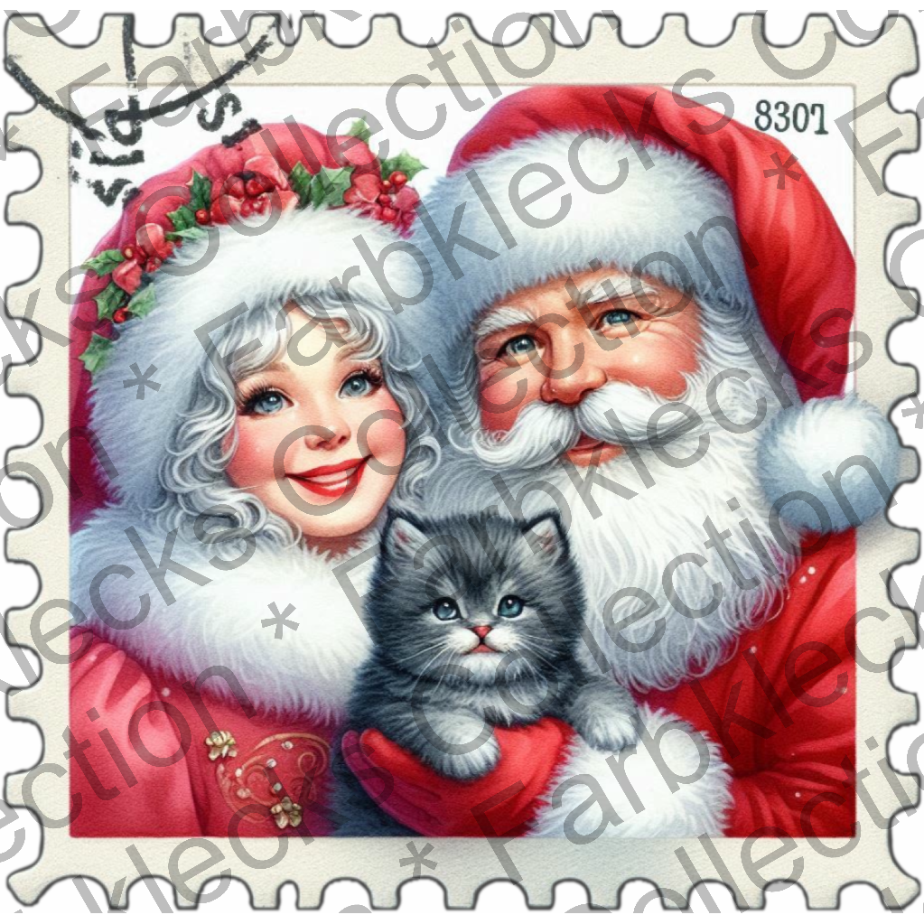 Motivtransfer 8817 Mr. And Mrs. Claus Briefmarke