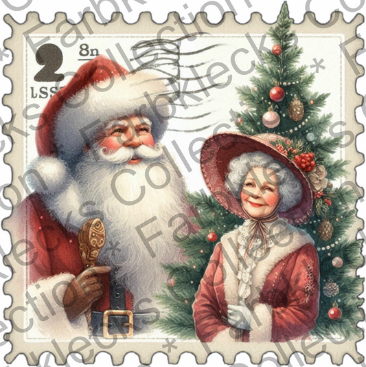 Motivtransfer 8830 Mr. And Mrs. Claus Briefmarke