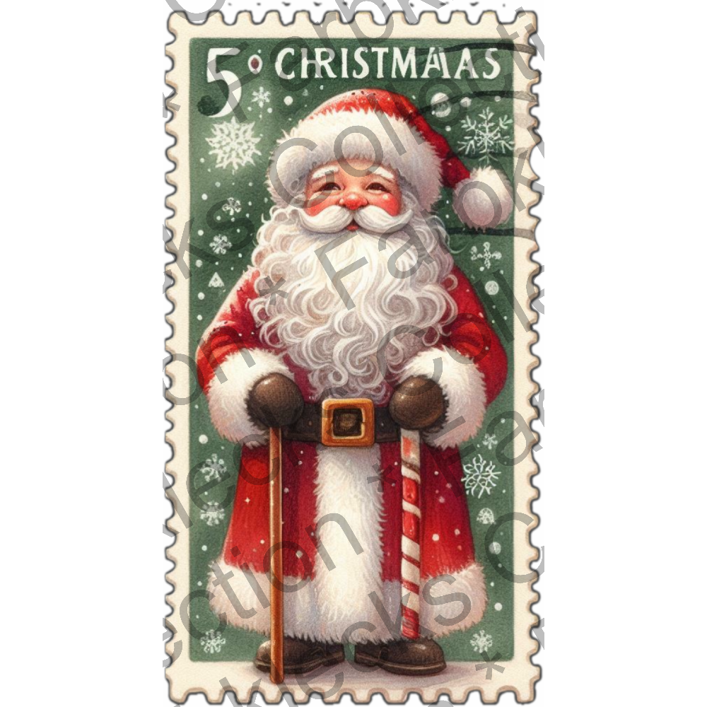 Motivtransfer 8832 Mr. And Mrs. Claus Briefmarke