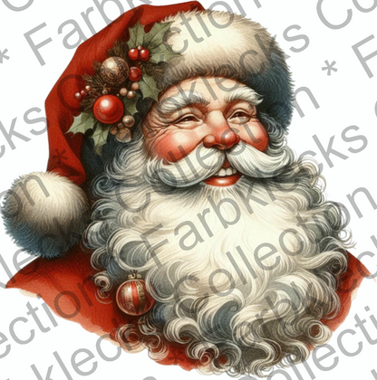 Motivtransfer 9038 Vintage Santa Claus